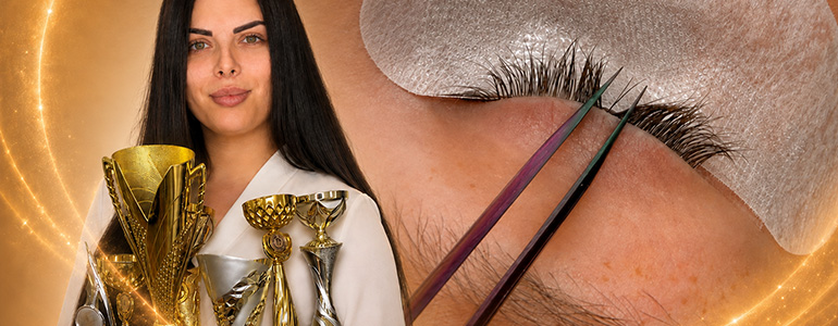 Long Lashes műszempilla építő alaptanfolyam 1D - UV LED Bemutatóval